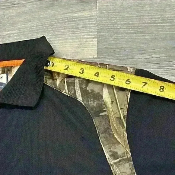 Magellan Hunting Gear Mag Wick Mens Sz M Black Camouflage Golf Polo - Picture 10 of 15